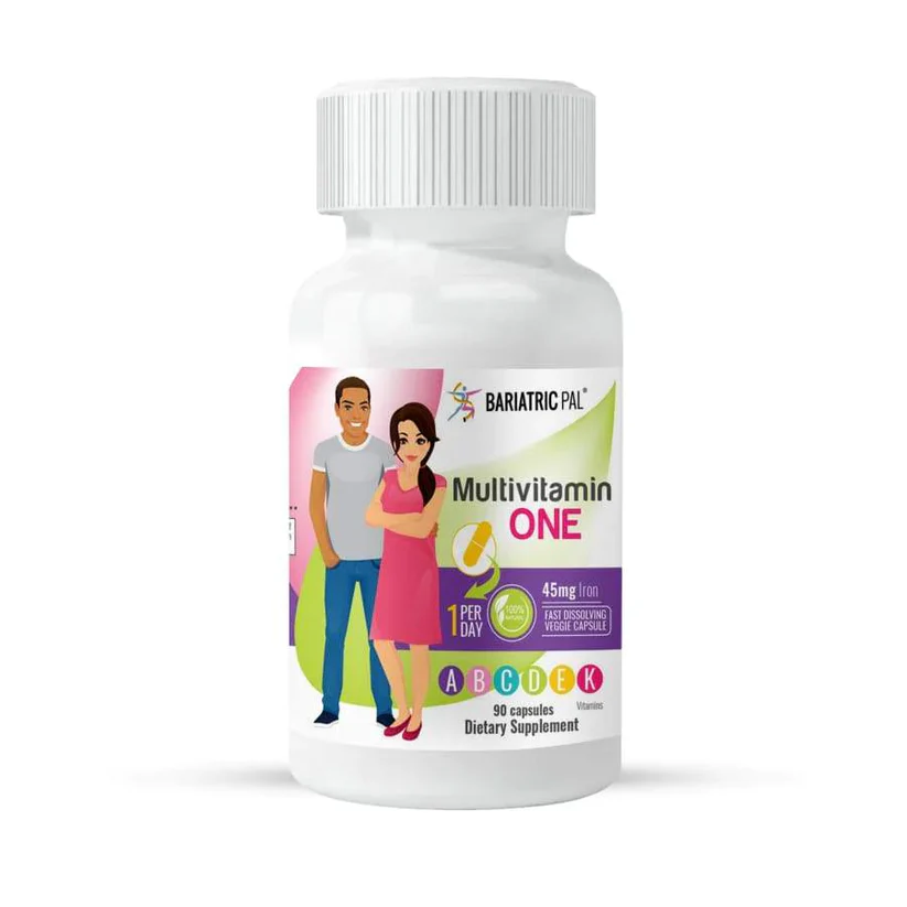 BariatricPal Multivitamin One capusles with 45 MG iron 90 capsules