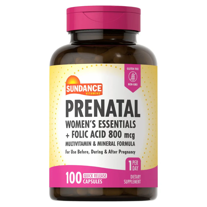 SUNDANCE prenatal mutlivitamin Before,After and during pregnancy 100 capsules